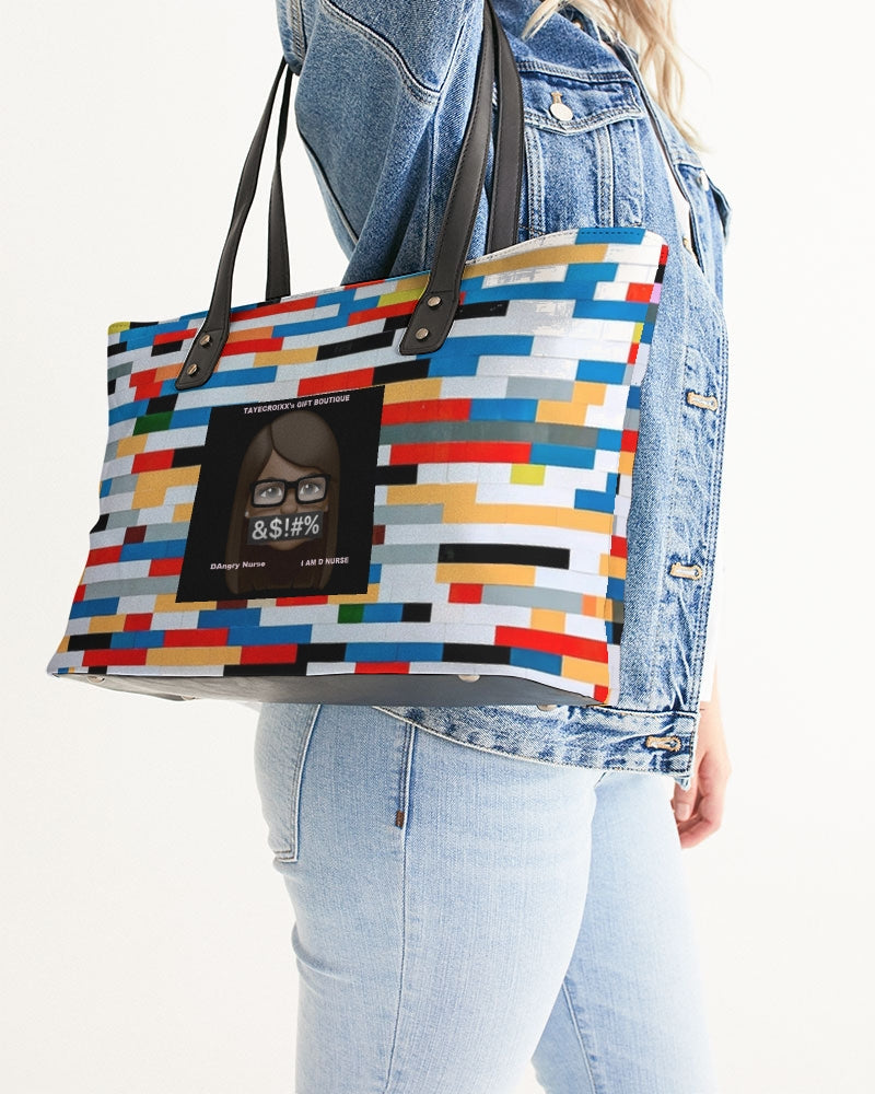Angry Blocks Stylish Tote