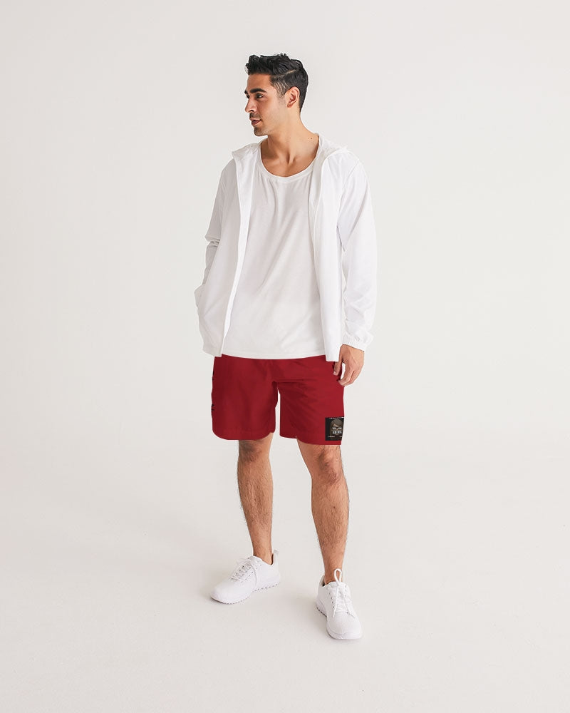 red Men's Jogger Shorts