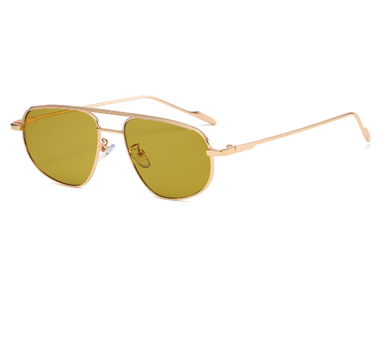 Fashion Of Metal Double Beam Sunglasses