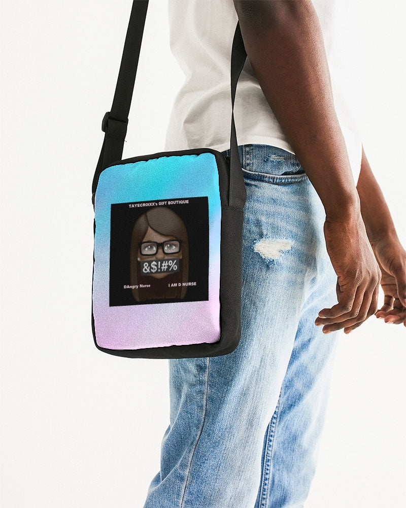 Angry Pastel Messenger Pouch