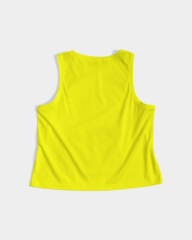 Angry Yellow Women's Cropped Tank