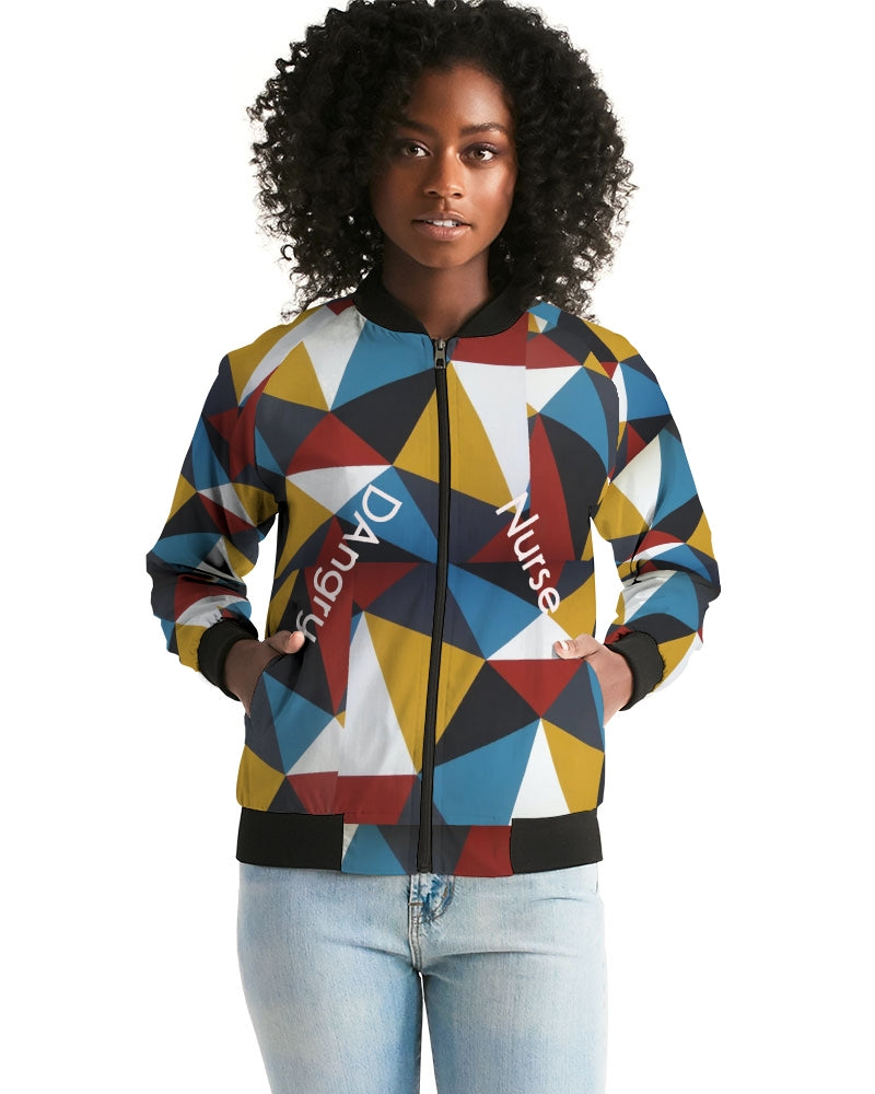 Angry Triangles Women's Bomber Jacket