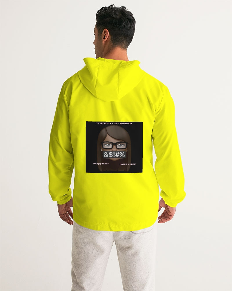Angry Yellow Men's Windbreaker
