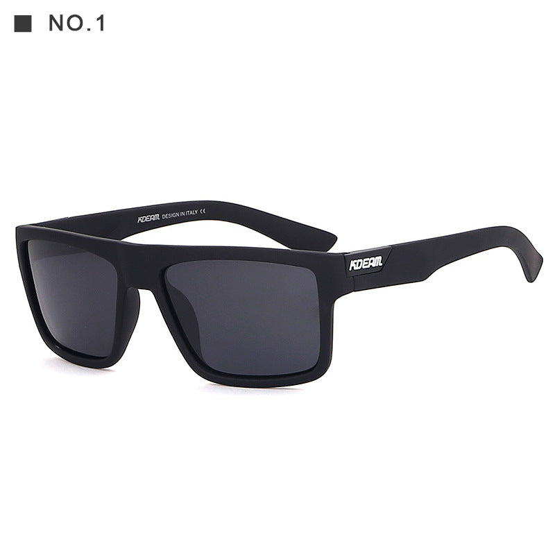 Square colorful casual sunglasses