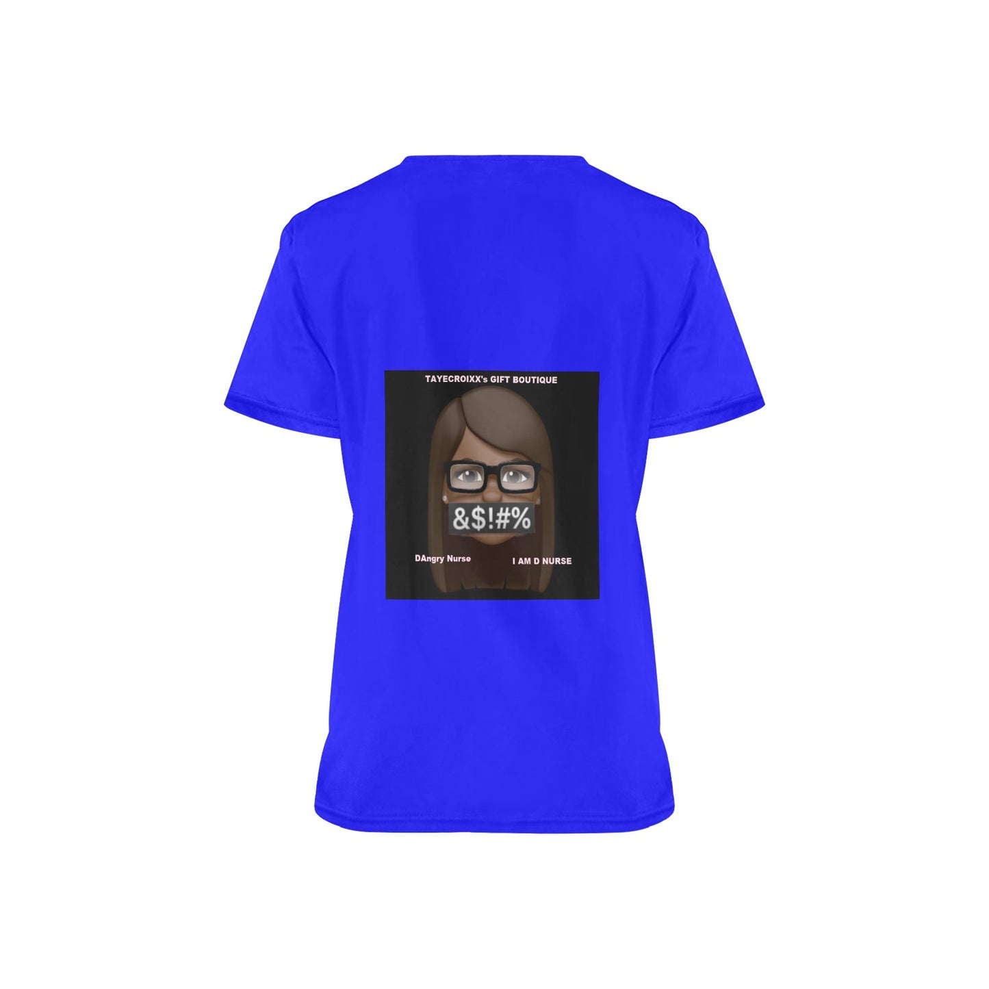 I AM D NURSE Scrub Top