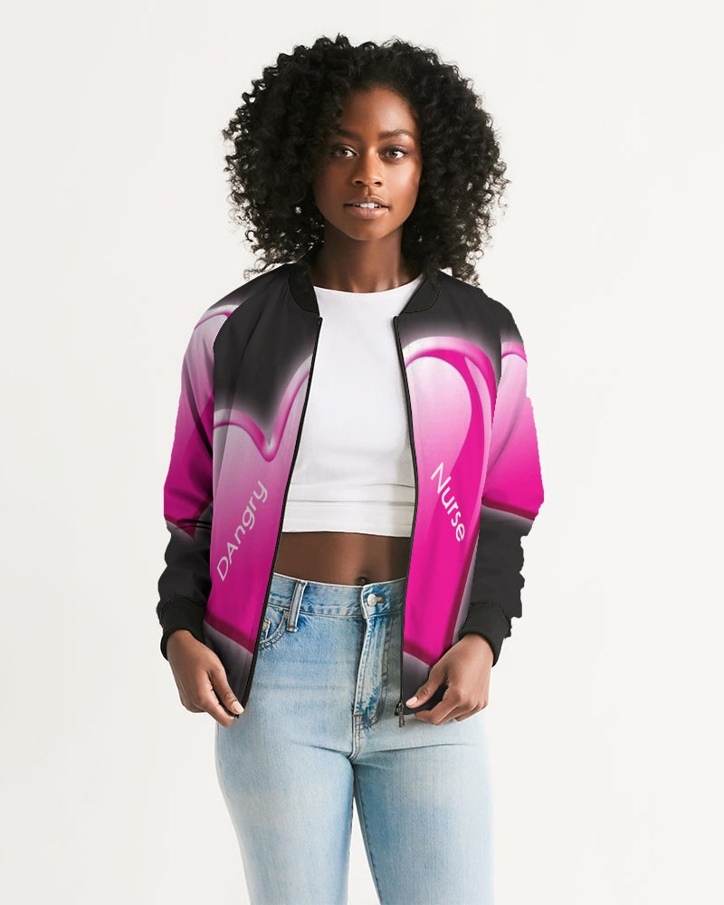 angry heartz Women's Bomber Jacket