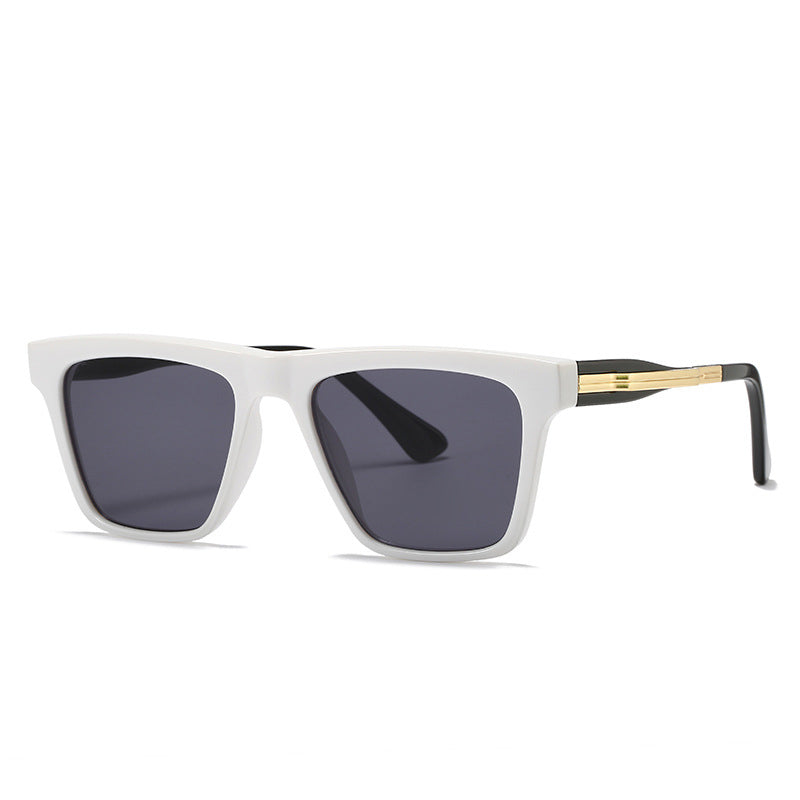 European And American Fashion Striped Leopard Frame Sunglasses