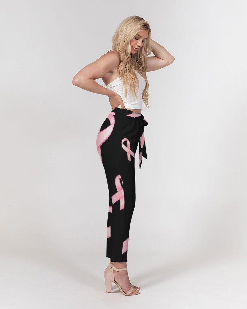Special Edition F&$!#%K CANCER Women's Belted Tapered Pants