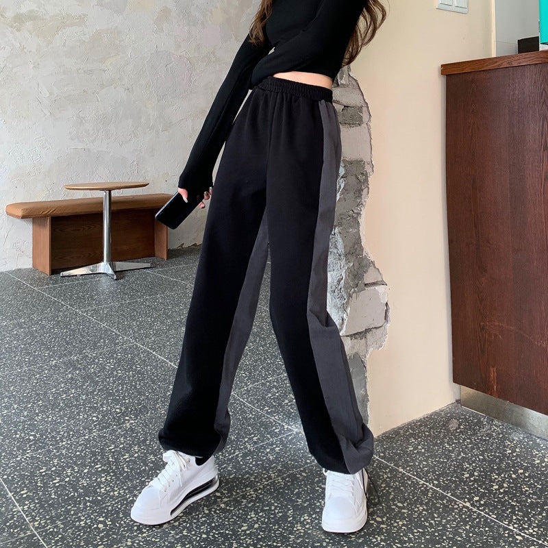 Women's Casual Pants Loose High Waist Wide Leg Pants