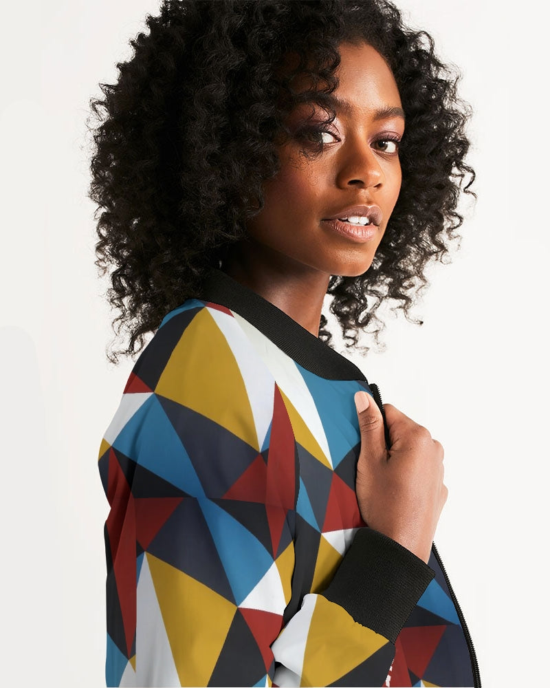 Angry Triangles Women's Bomber Jacket