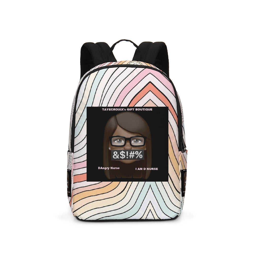 Angry waves Large Backpack