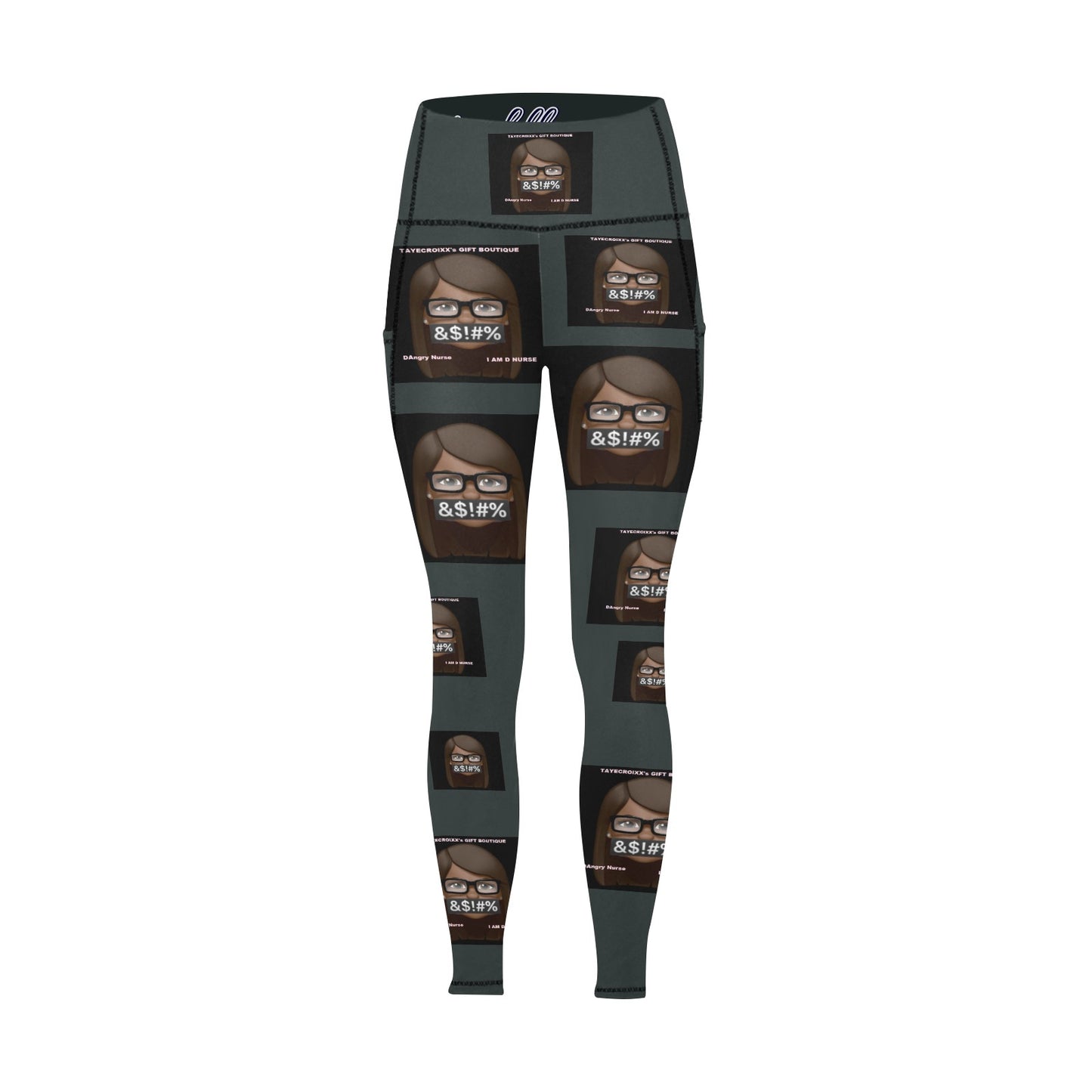 DAngry Nurse Leggings with Pockets