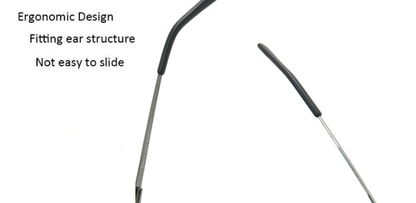 Men's Square Full Frame Metal Reading Glasses