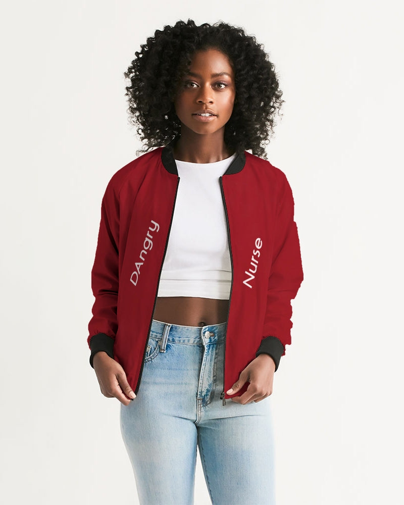 red Women's Bomber Jacket