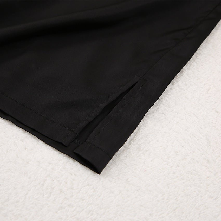 Women's Home  Silk Pure Color Pajamas