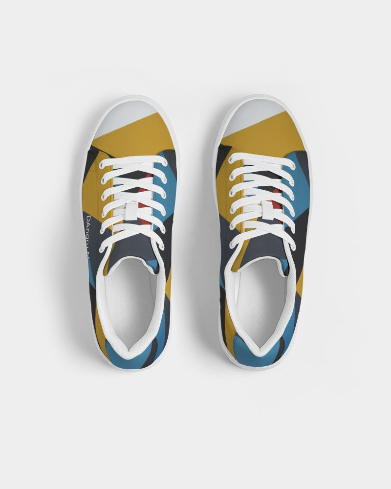 Angry Triangles Women's Faux-Leather Sneaker