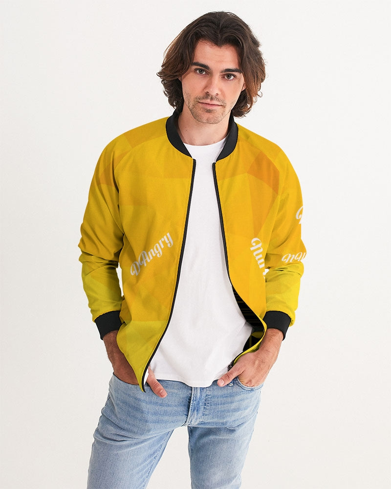 vector-yellow Men's Bomber Jacket