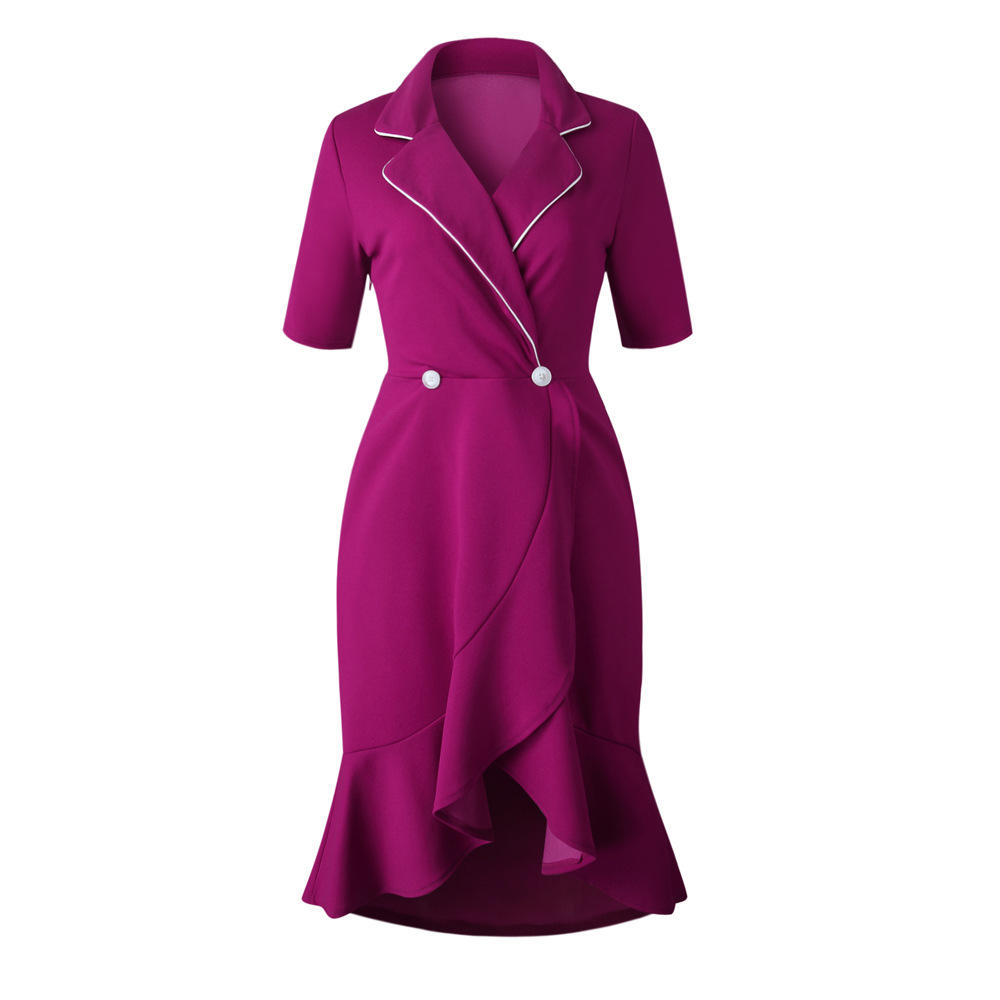 Women's Plus Size Women's Temperament Dress