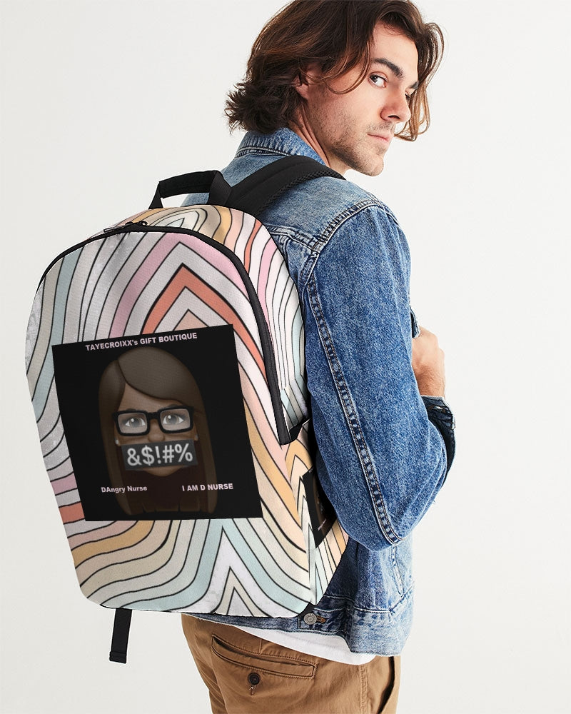 Angry waves Large Backpack