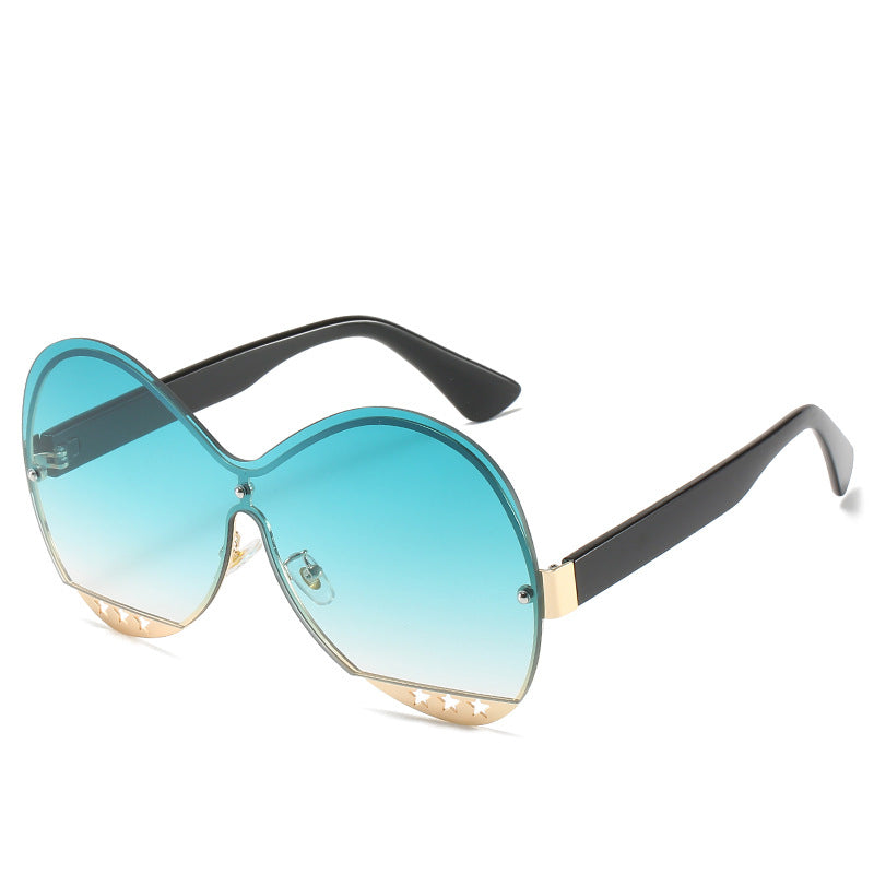 Women's Fashion Hollow Pentagram Sunglasses