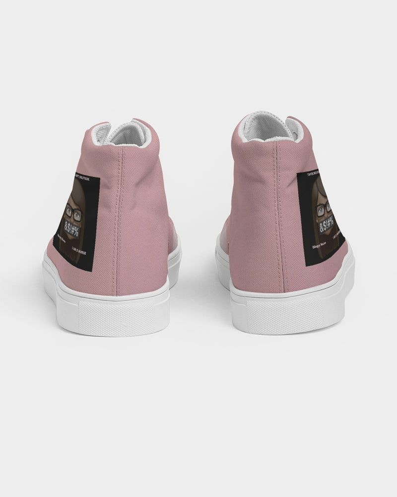 Angry stripes Women's Hightop Canvas Shoe