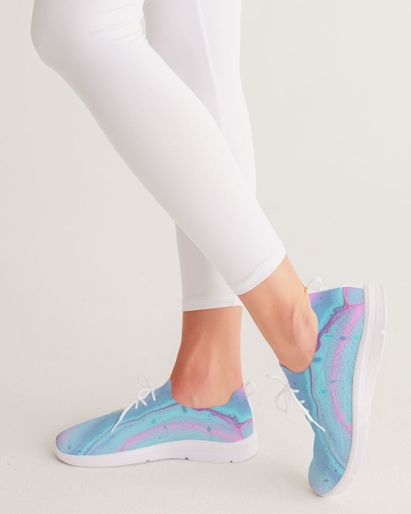 Angry Tye Dye Women's Lace Up Flyknit Shoe