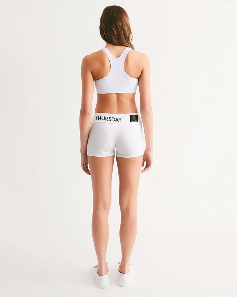 Angry White Women's Mid-Rise Yoga Shorts