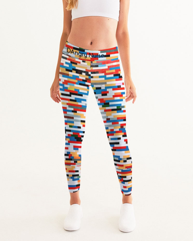 Angry Blocks Women's Yoga Pants