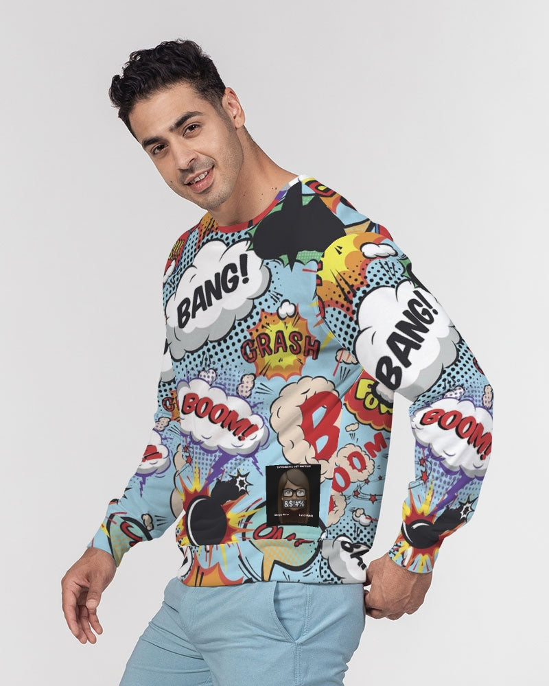 Angry sounds Men's Classic French Terry Crewneck Pullover