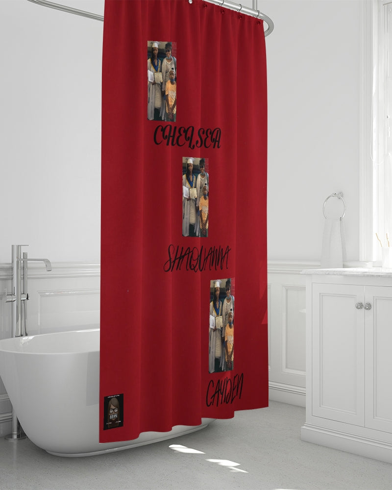 red Shower Curtain 72"x72"