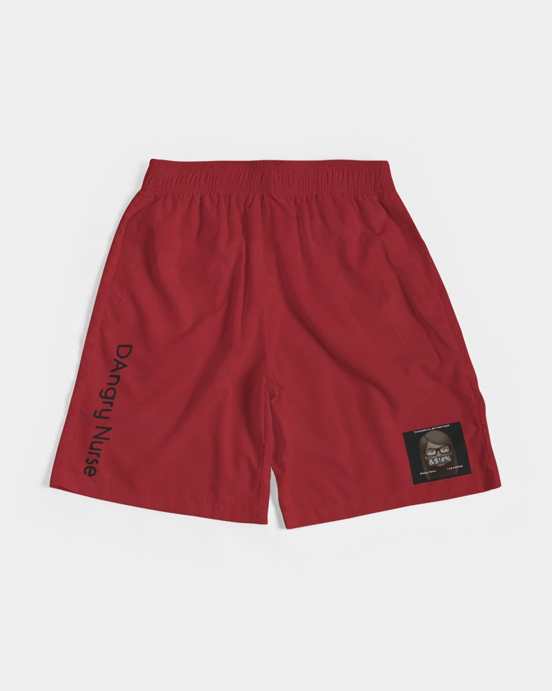 red Men's Jogger Shorts