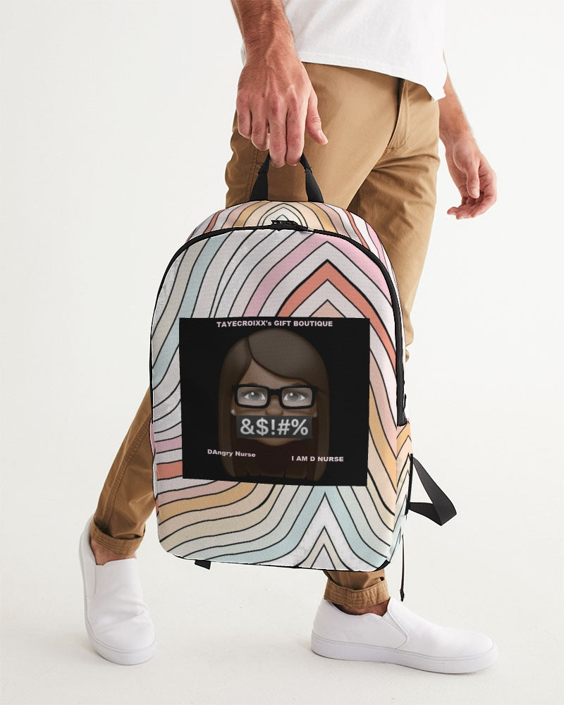 Angry waves Large Backpack