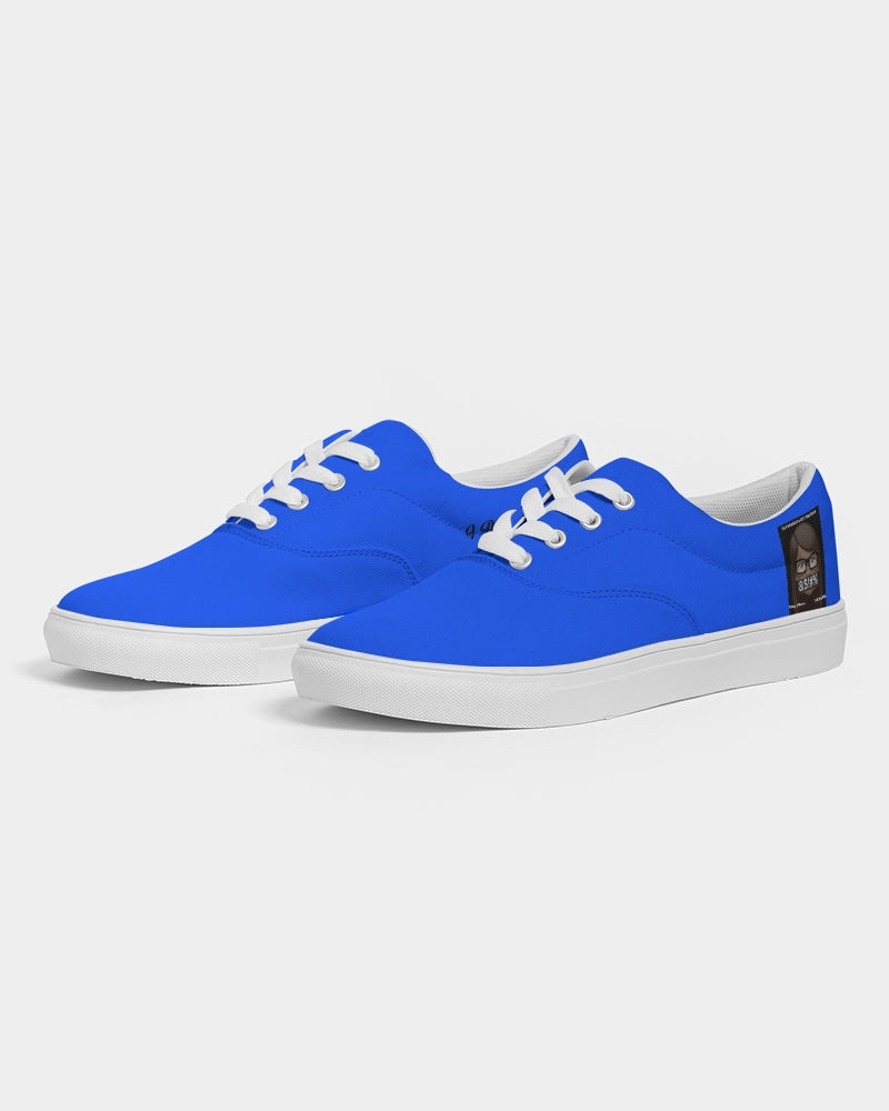 Angry Blue Men's Lace Up Canvas Shoe