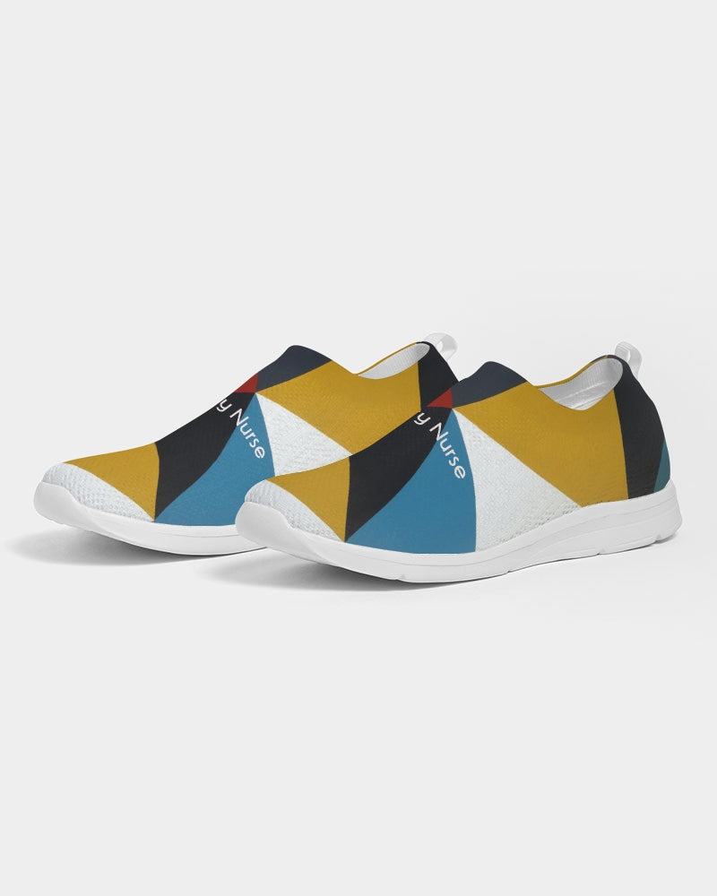 Angry Triangles Women's Slip-On Flyknit Shoe