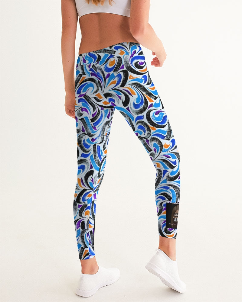 Angry Twirls Women's Yoga Pants
