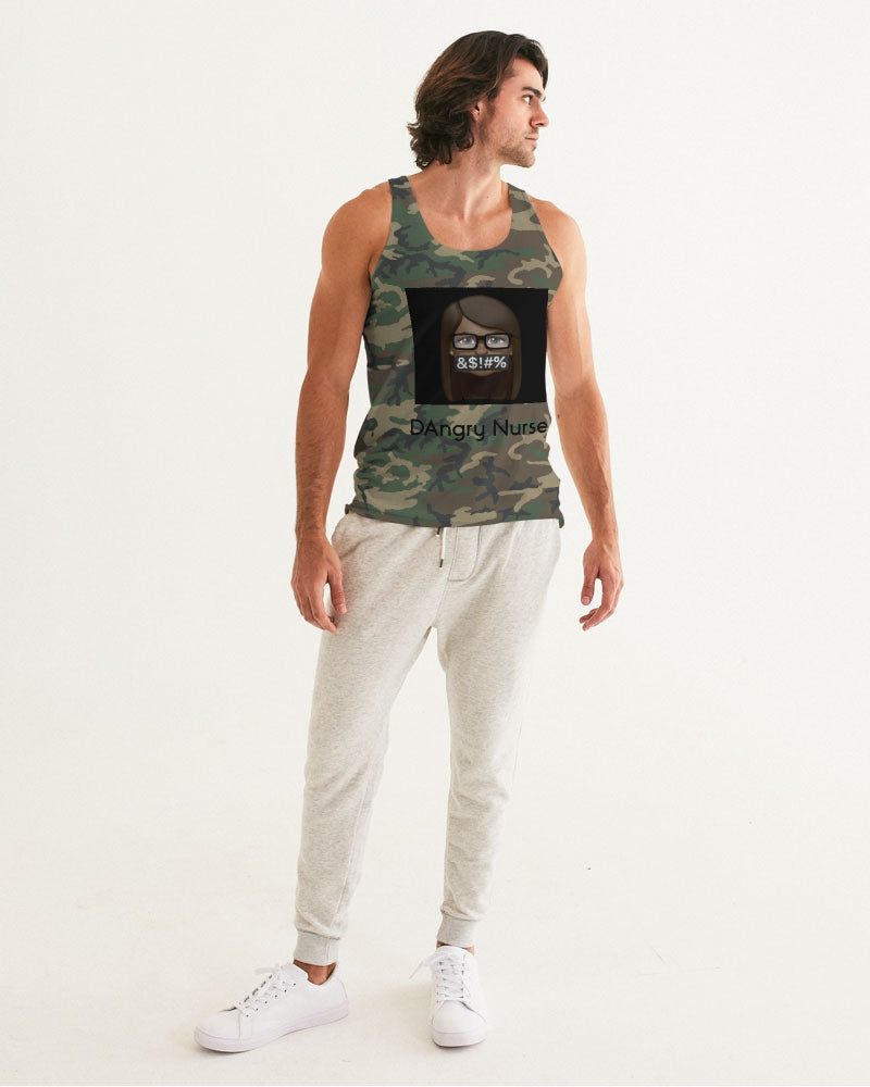 Brown-camo Men's Tank