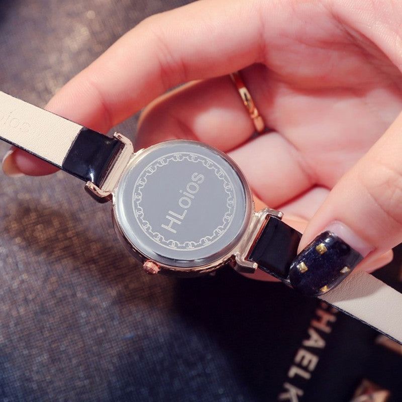 Waterproof Casual Diamond-Studded Ladies Belt Watch Ladies