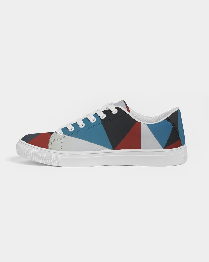 Angry Triangles Women's Faux-Leather Sneaker
