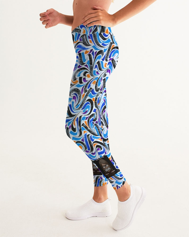 Angry Twirls Women's Yoga Pants