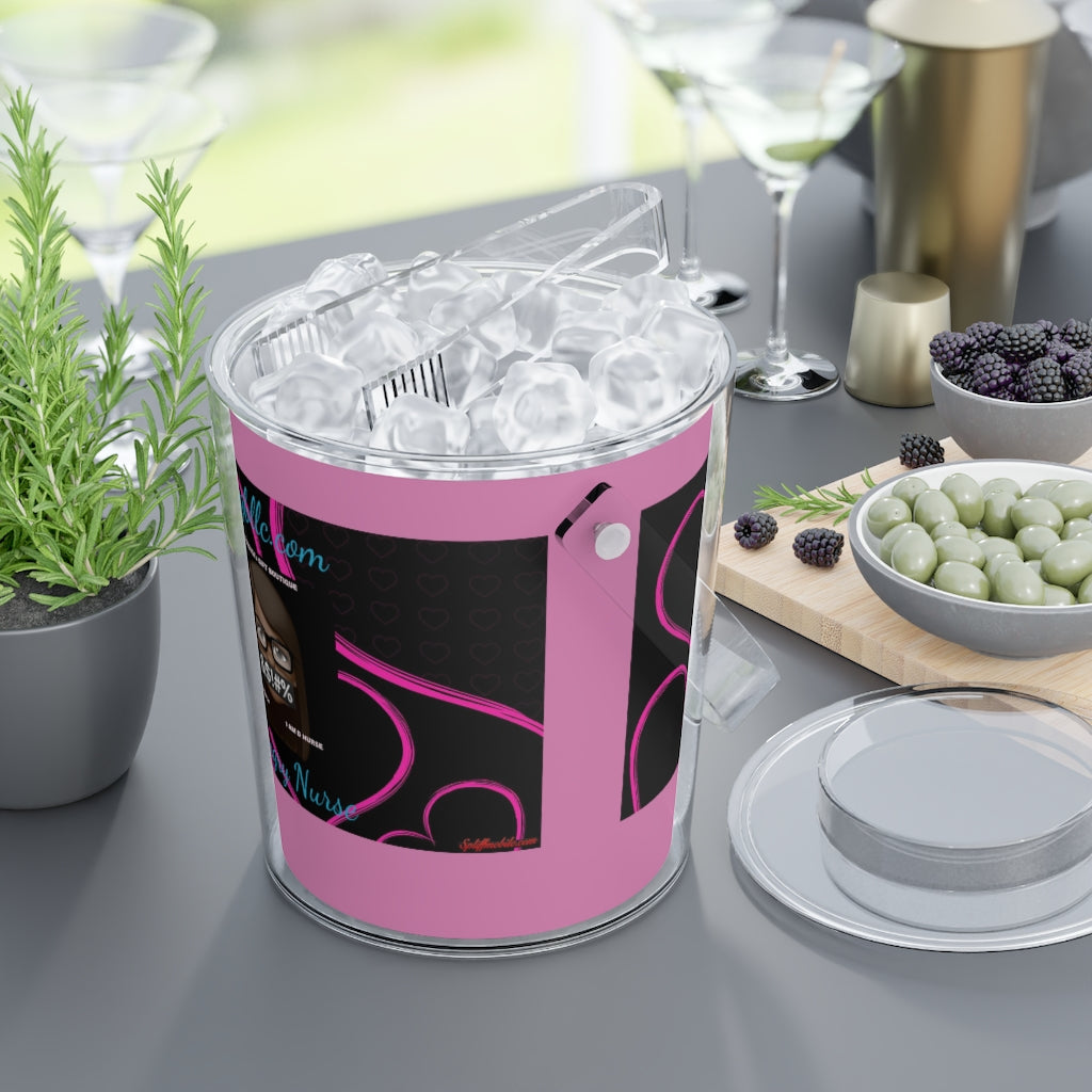 Ice Bucket with Tongs