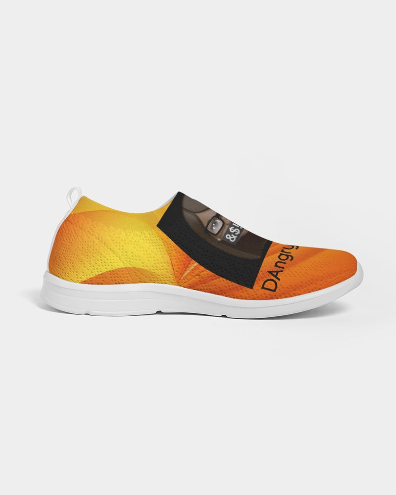 angry orange Women's Slip-On Flyknit Shoe