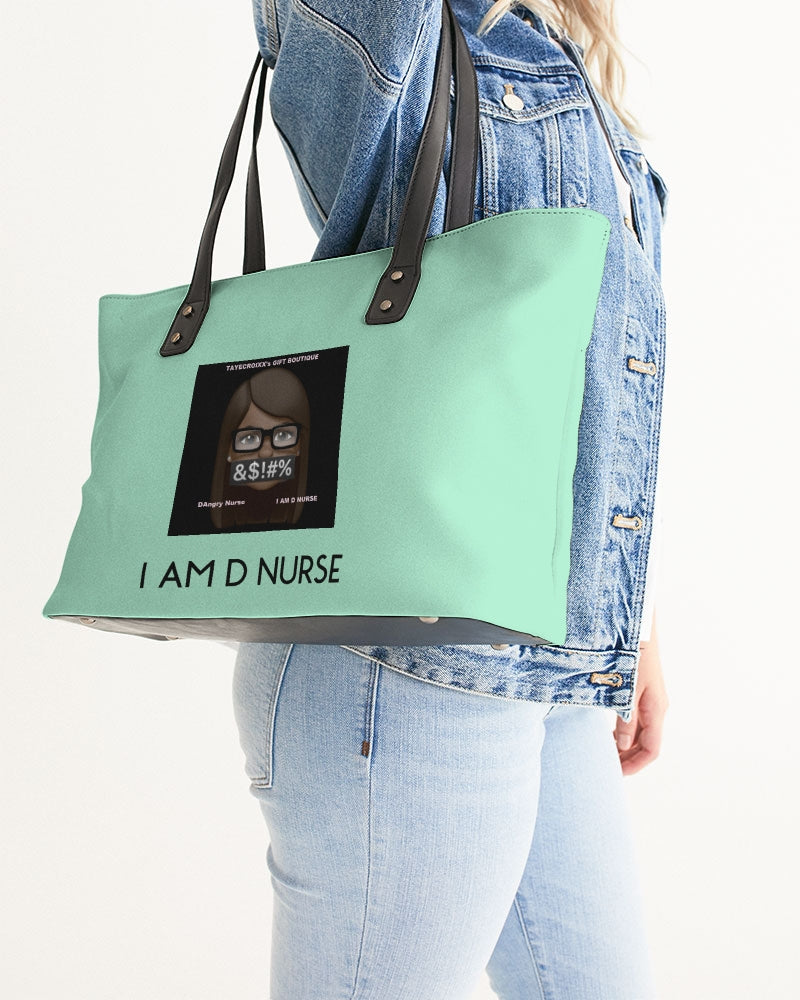 Angry pastel green Stylish Tote