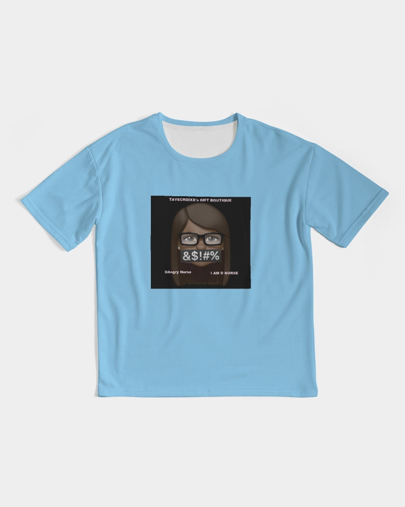Angry pastel blue Men's Premium Heavyweight Tee