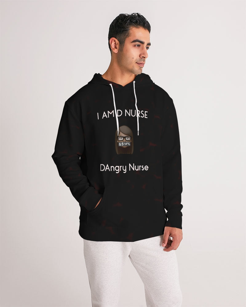 Angry Black-and-Red Men's Hoodie