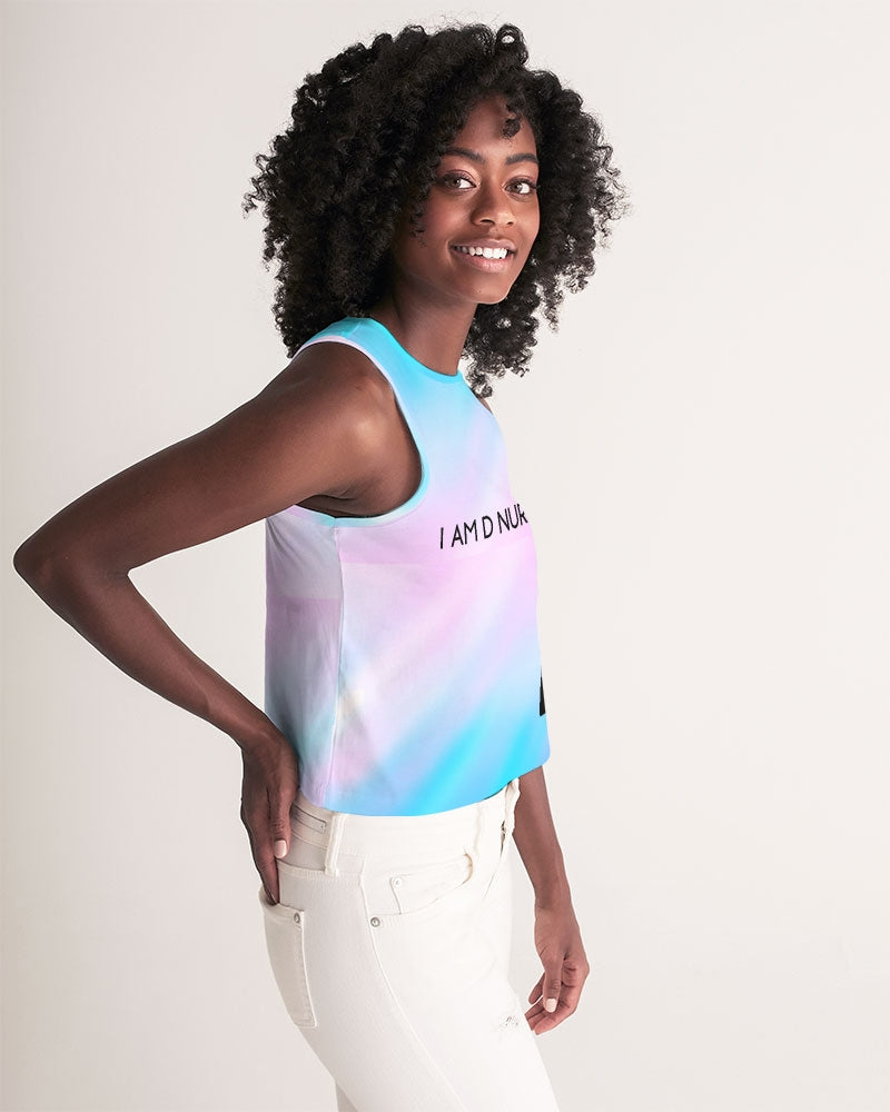 Angry Pastel Women's Cropped Tank