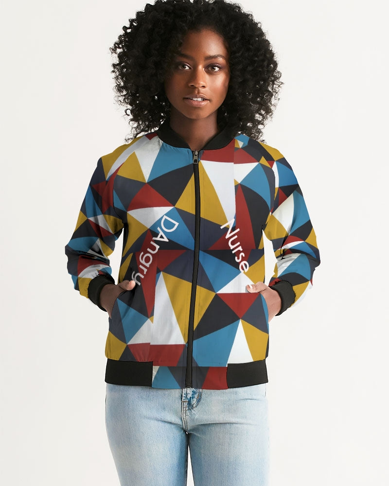 Angry Triangles Women's Bomber Jacket