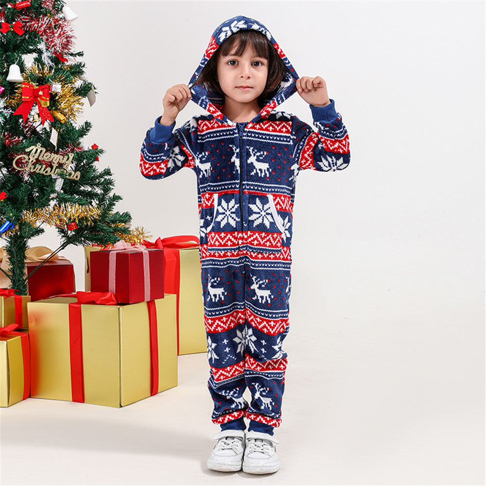 European And American New Family Pajamas Set For Christmas