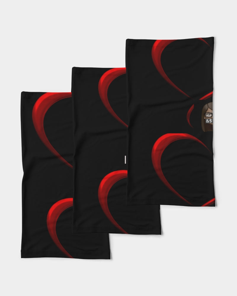 Angry Hearts Neck Gaiter Set