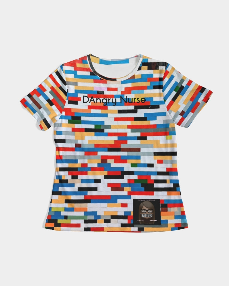 Angry Blocks Women's Tee