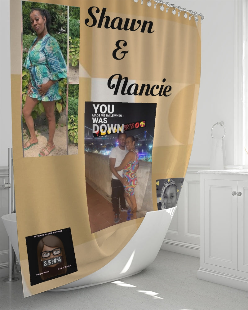 Nancie & Shawn Shower Curtain 72"x72"